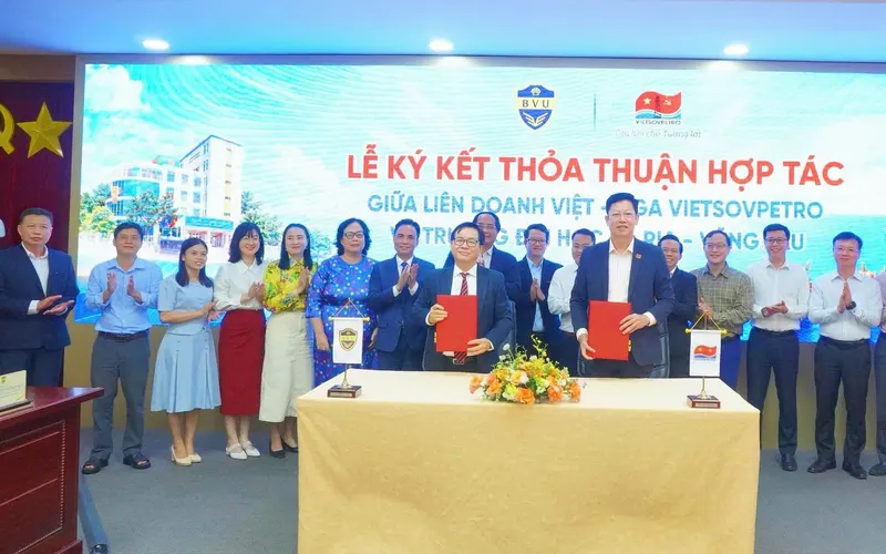 Lễ ký kết hợp tác giữa BVU và Vietsovpetro