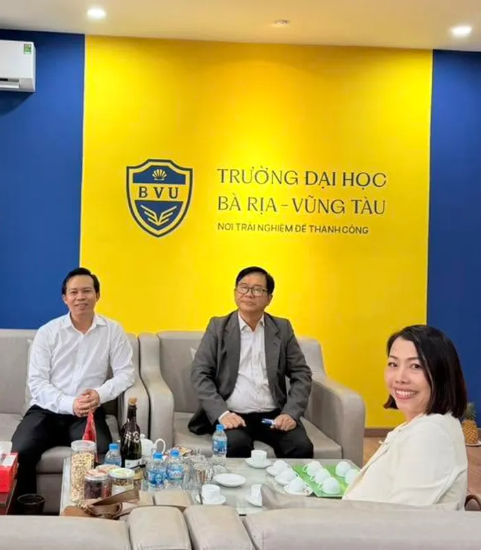 Không gian tiếp khách của Trường Đại học Bà Rịa – Vũng Tàu